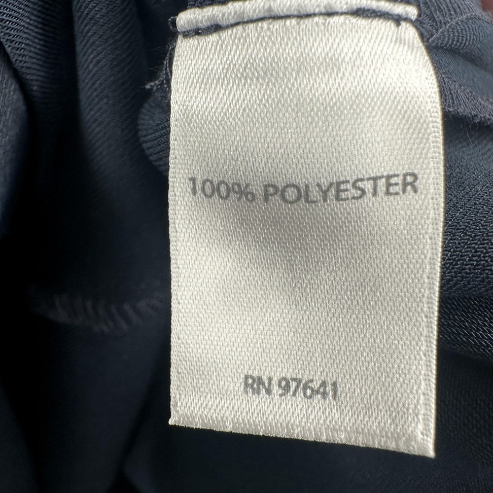 J Jill Wearever Collection Shirt Womens Medium Navy Button Front Long Sleeve - Picture 6 of 10